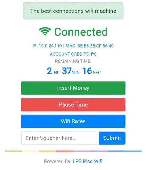 janeth piso wifi|10.10 0.1 Piso Wifi Pause Time, Logout And Features .